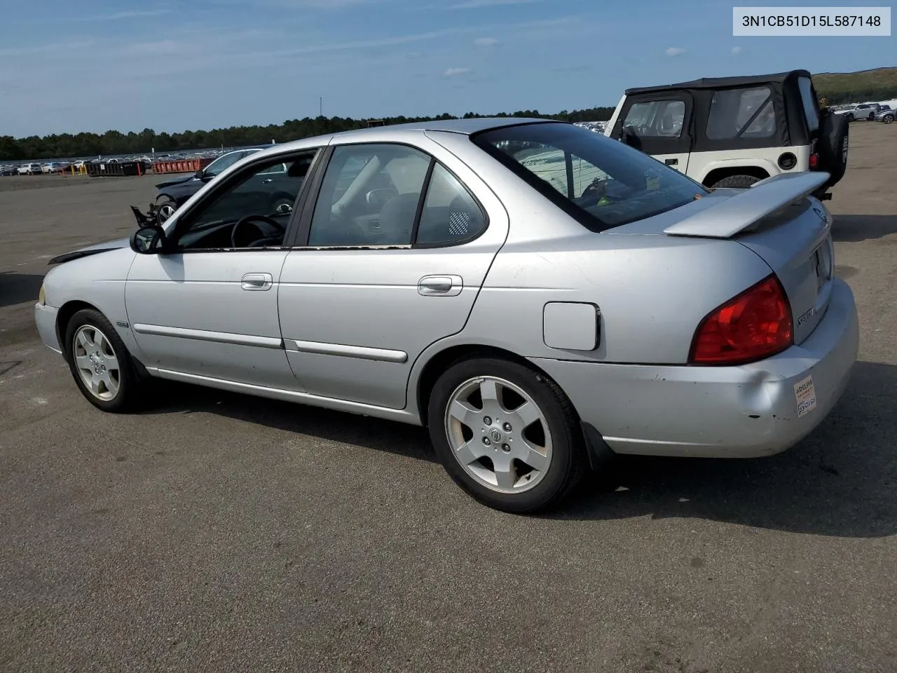 2005 Nissan Sentra 1.8 VIN: 3N1CB51D15L587148 Lot: 71887564