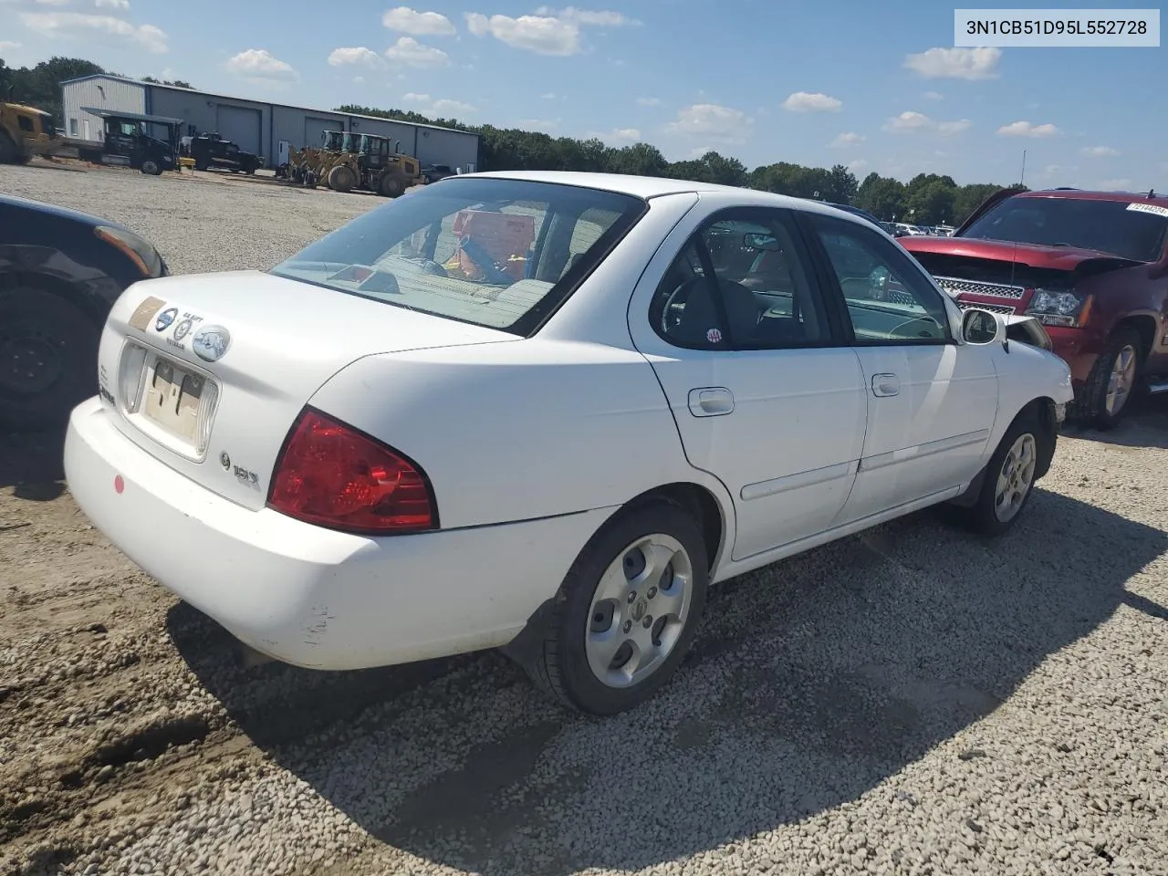 2005 Nissan Sentra 1.8 VIN: 3N1CB51D95L552728 Lot: 71980034