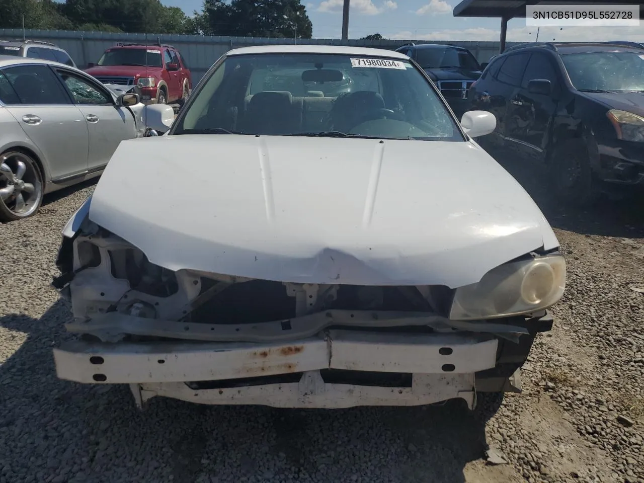 2005 Nissan Sentra 1.8 VIN: 3N1CB51D95L552728 Lot: 71980034