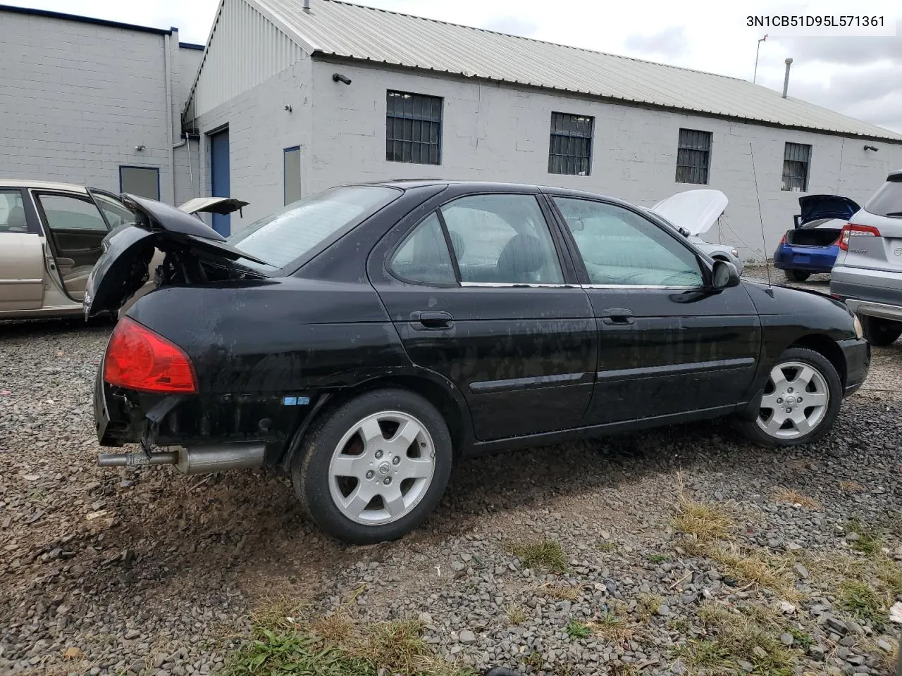 2005 Nissan Sentra 1.8 VIN: 3N1CB51D95L571361 Lot: 72531284