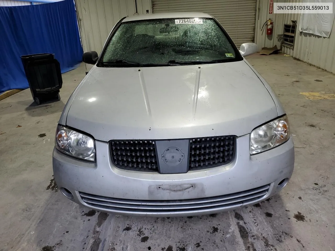 2005 Nissan Sentra 1.8 VIN: 3N1CB51D35L559013 Lot: 72640804