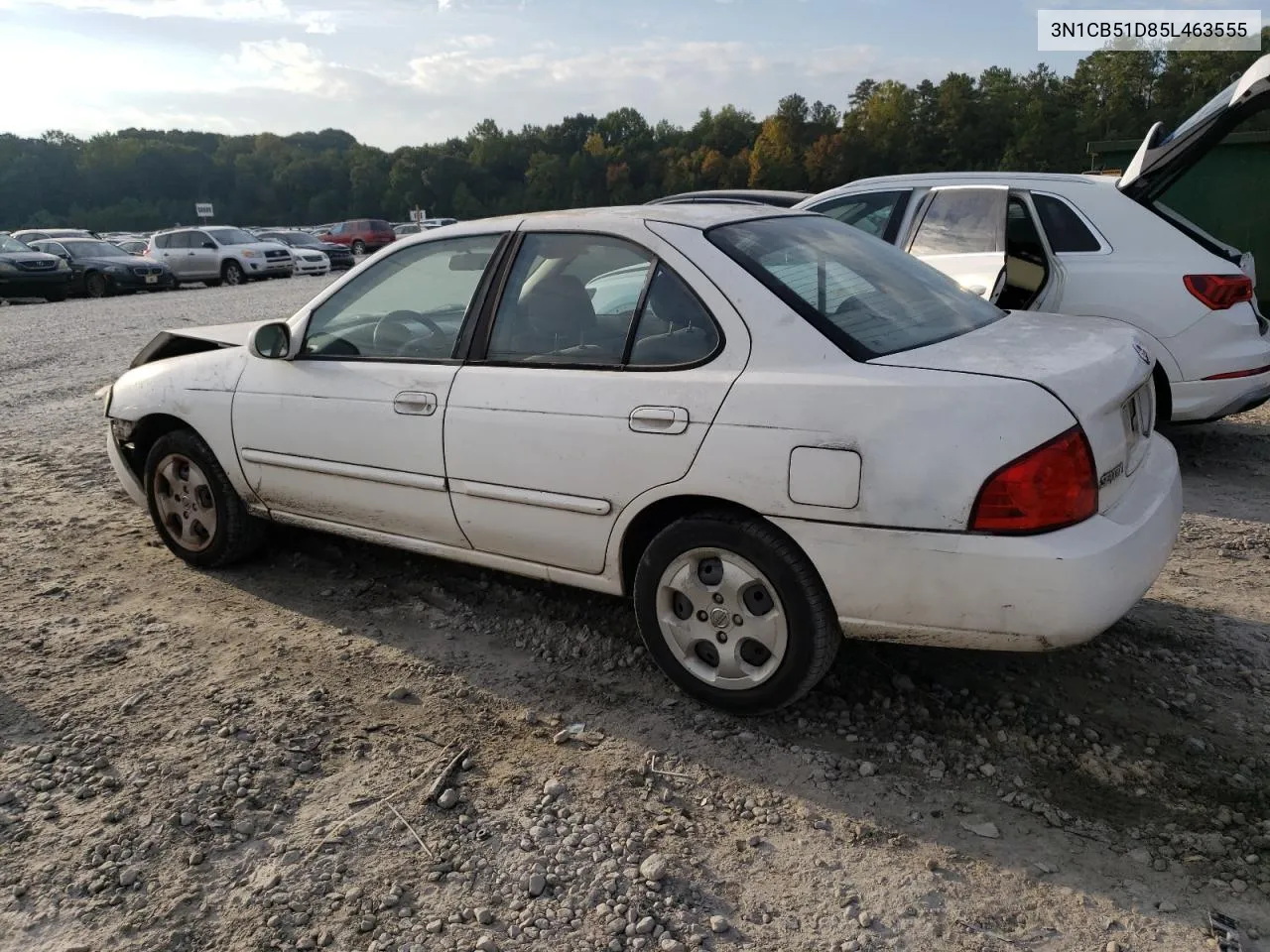 2005 Nissan Sentra 1.8 VIN: 3N1CB51D85L463555 Lot: 72851474