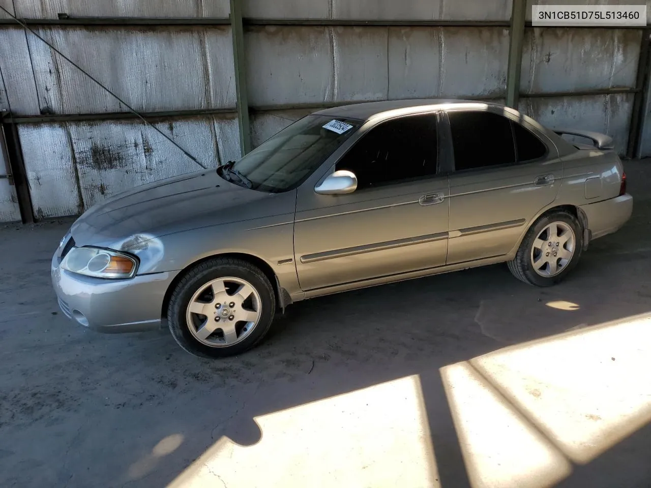 2005 Nissan Sentra 1.8 VIN: 3N1CB51D75L513460 Lot: 73035934