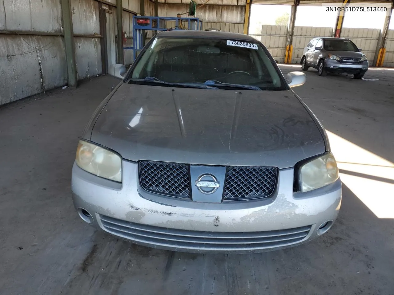 2005 Nissan Sentra 1.8 VIN: 3N1CB51D75L513460 Lot: 73035934