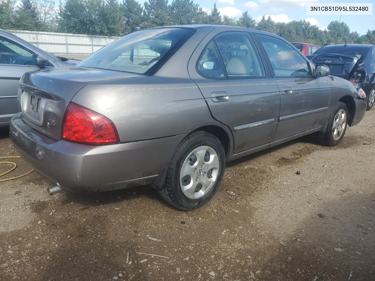 2005 Nissan Sentra 1.8 VIN: 3N1CB51D95L532480 Lot: 73167014