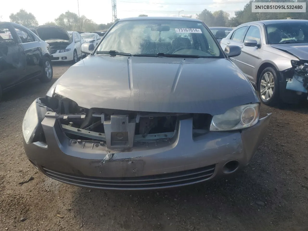 2005 Nissan Sentra 1.8 VIN: 3N1CB51D95L532480 Lot: 73167014