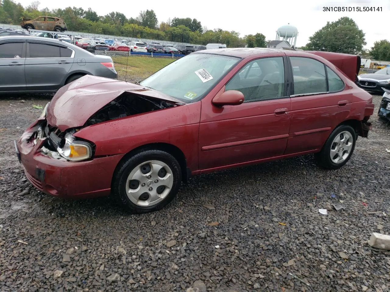 2005 Nissan Sentra 1.8 VIN: 3N1CB51D15L504141 Lot: 73306504