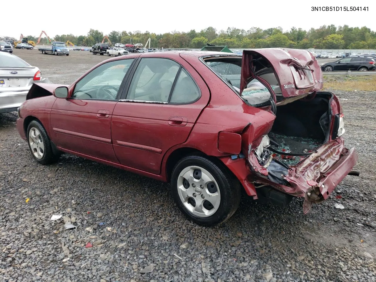 2005 Nissan Sentra 1.8 VIN: 3N1CB51D15L504141 Lot: 73306504