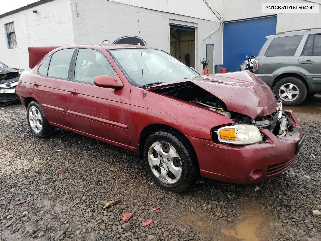 2005 Nissan Sentra 1.8 VIN: 3N1CB51D15L504141 Lot: 73306504