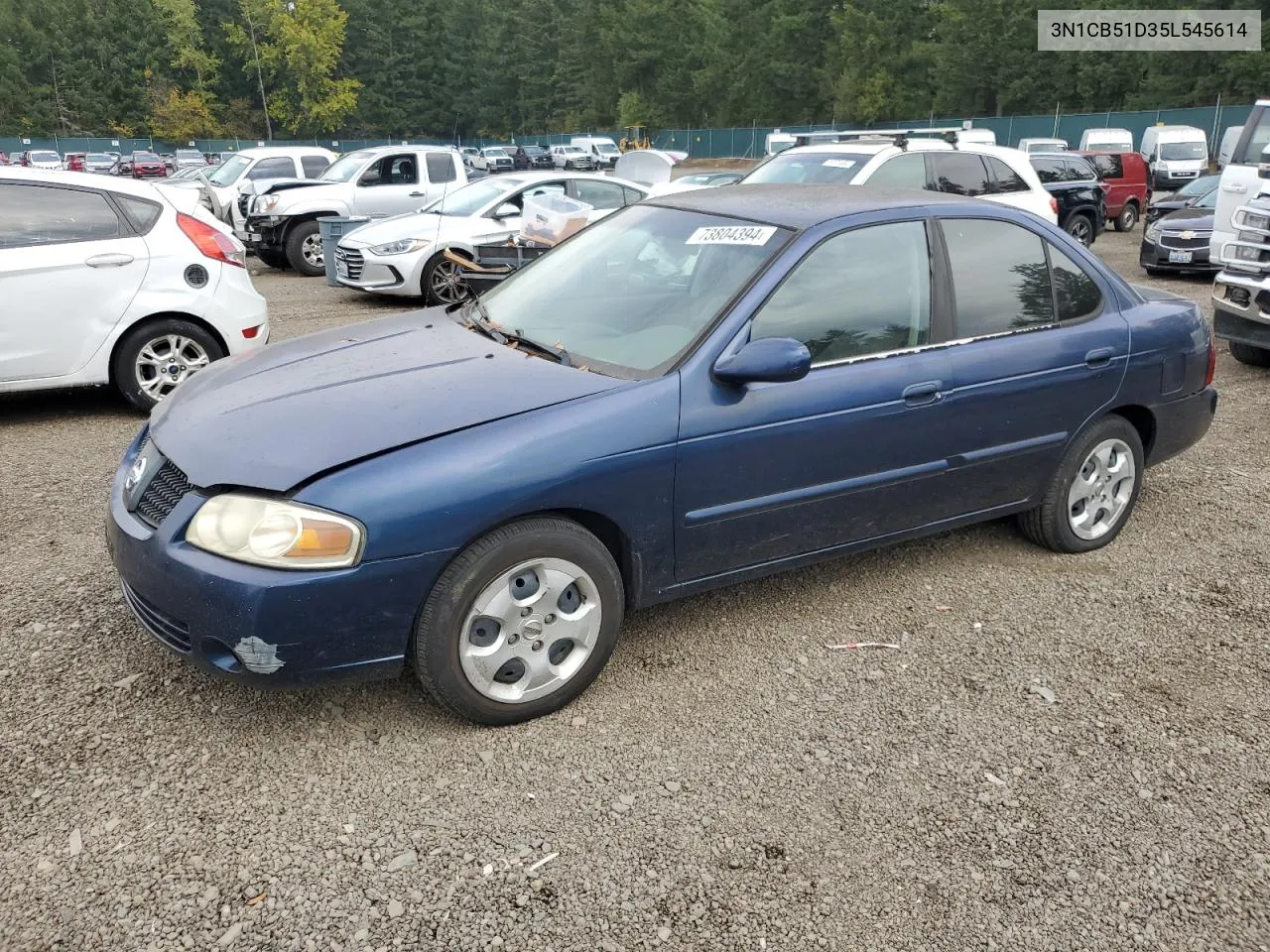 2005 Nissan Sentra 1.8 VIN: 3N1CB51D35L545614 Lot: 73804394