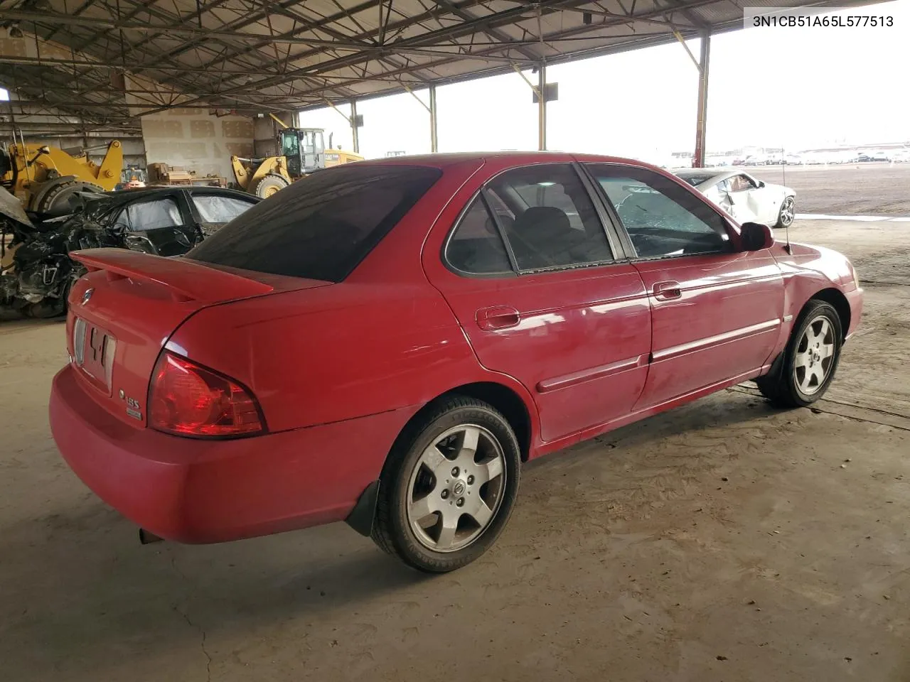 2005 Nissan Sentra 1.8S VIN: 3N1CB51A65L577513 Lot: 74398604