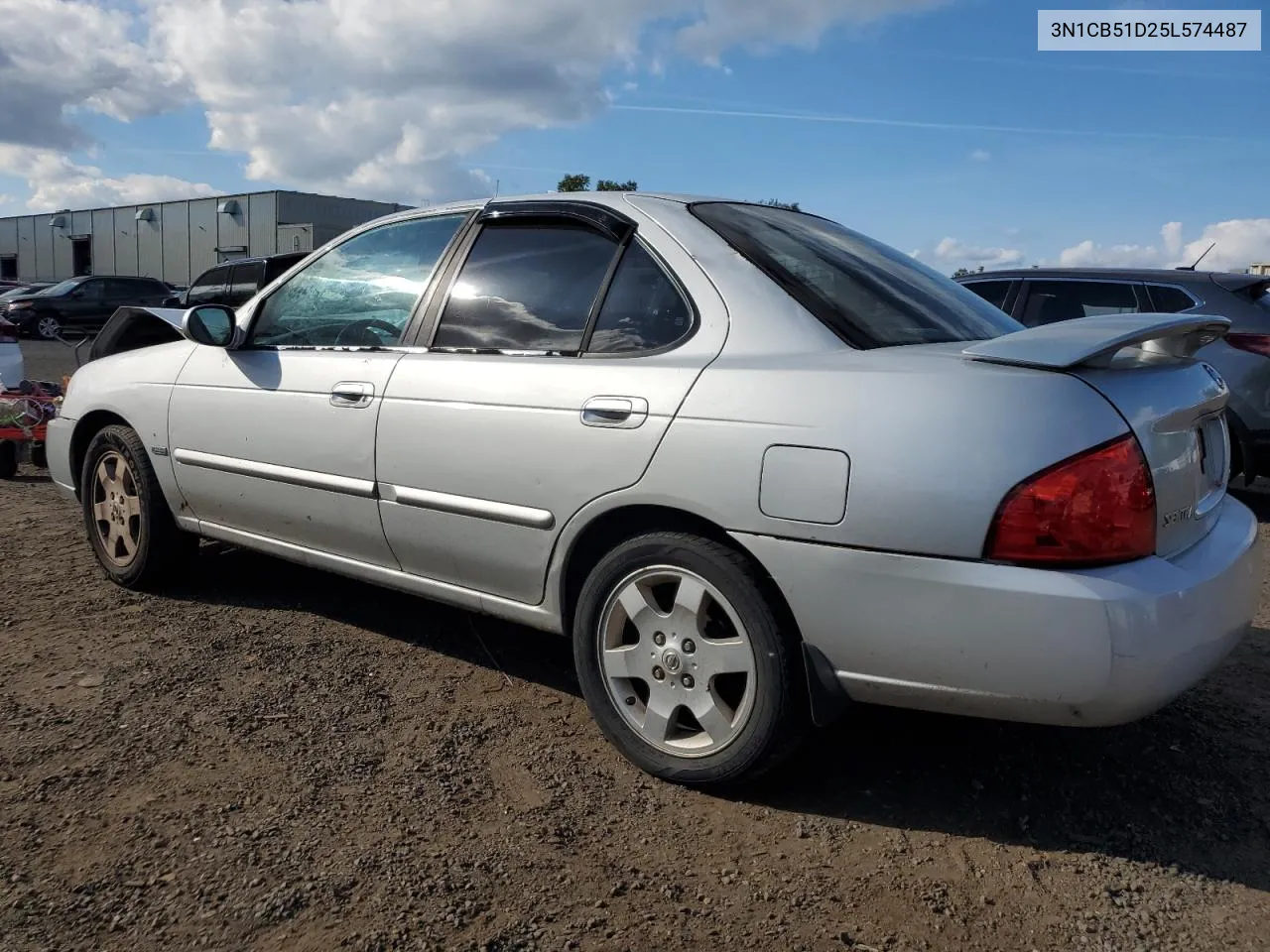 2005 Nissan Sentra 1.8 VIN: 3N1CB51D25L574487 Lot: 74424194