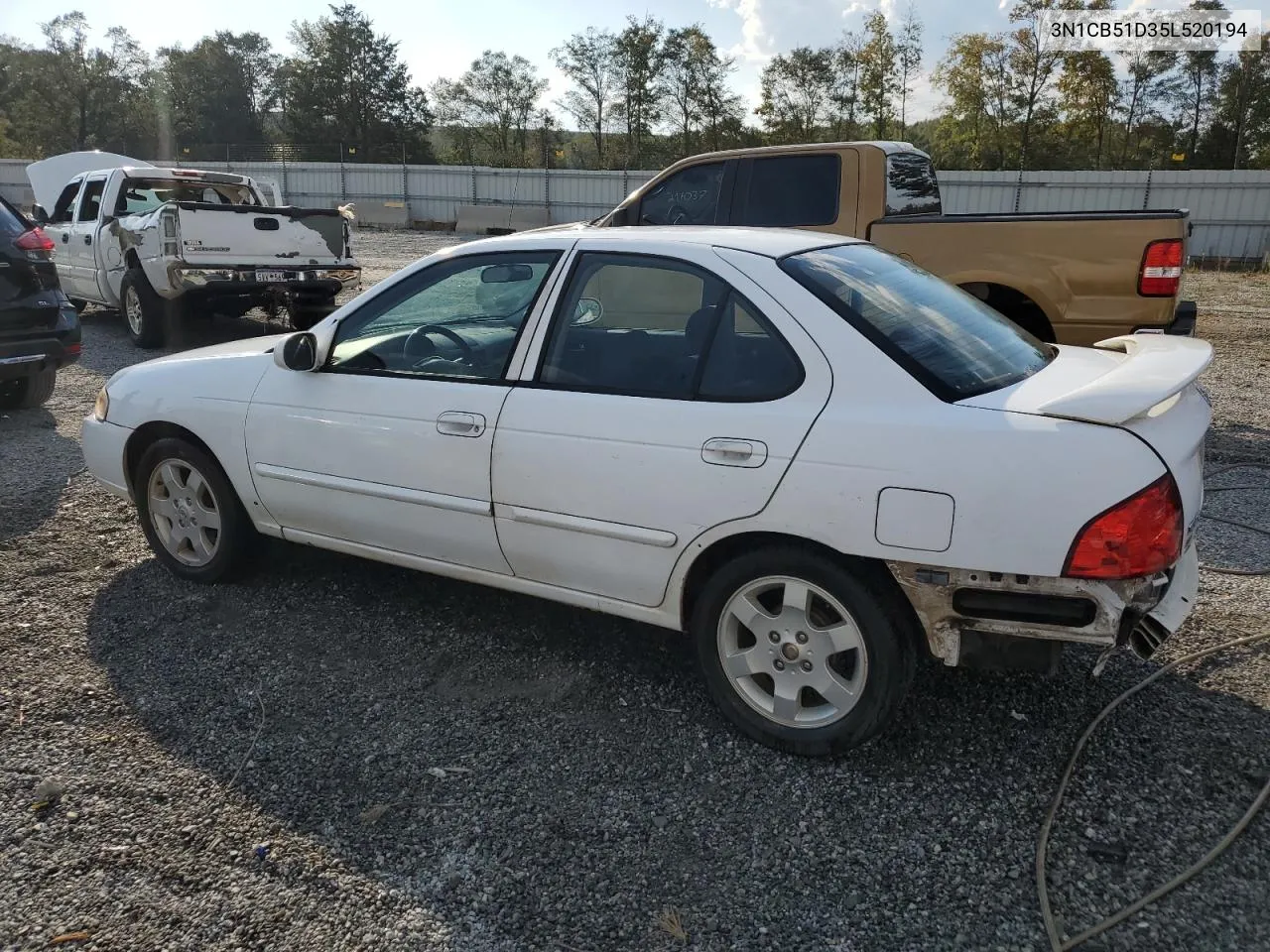 2005 Nissan Sentra 1.8 VIN: 3N1CB51D35L520194 Lot: 74714324