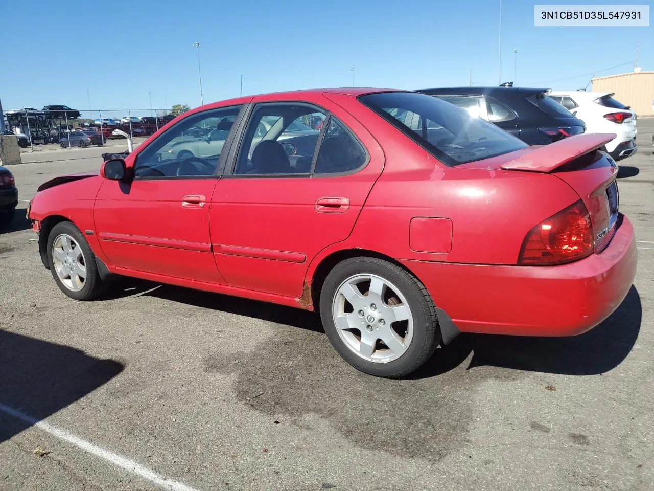 2005 Nissan Sentra 1.8 VIN: 3N1CB51D35L547931 Lot: 74929904