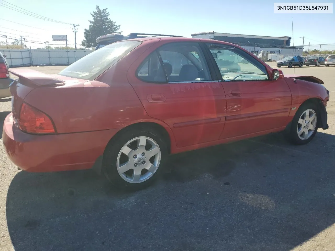 2005 Nissan Sentra 1.8 VIN: 3N1CB51D35L547931 Lot: 74929904