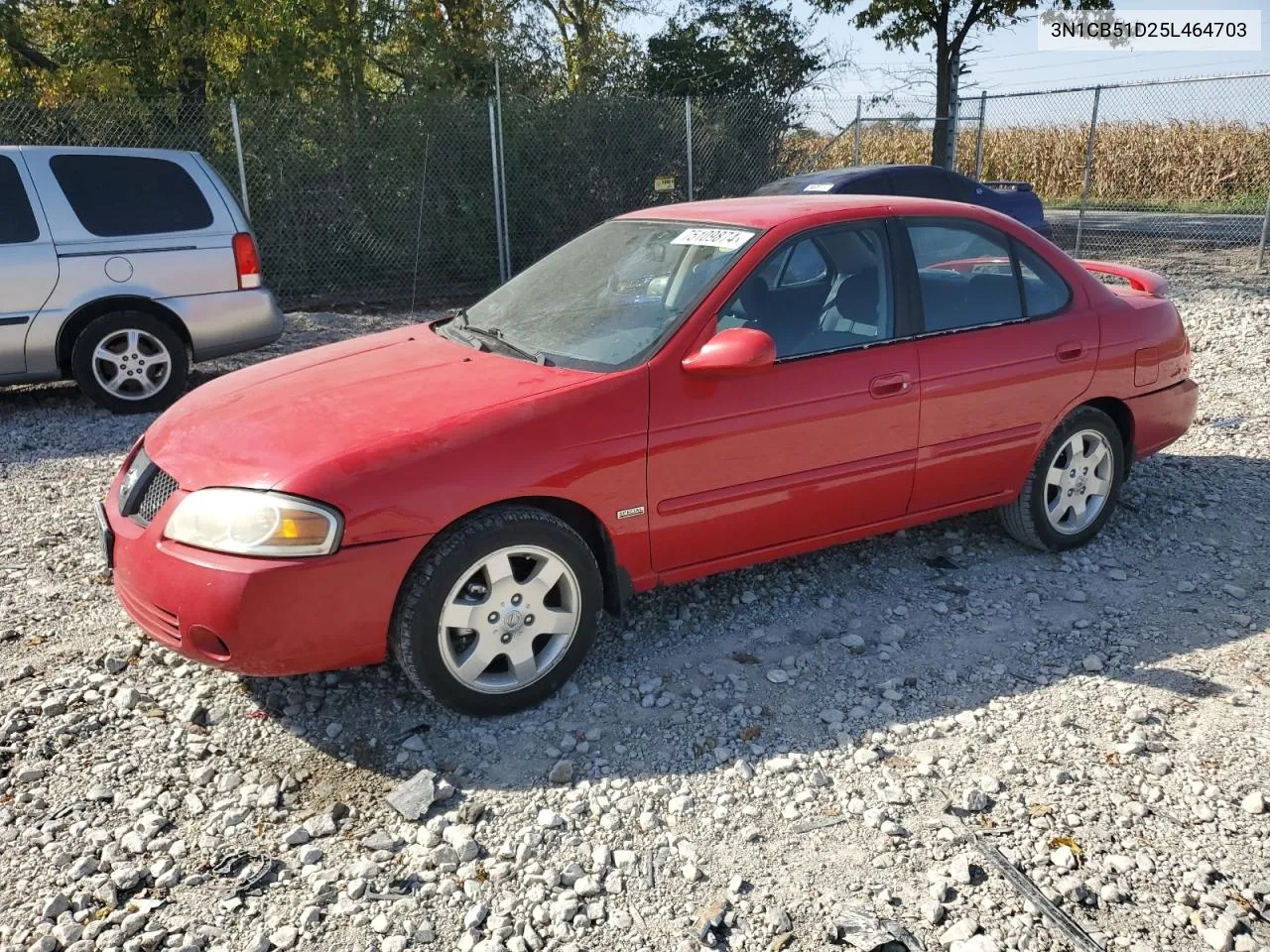 2005 Nissan Sentra 1.8 VIN: 3N1CB51D25L464703 Lot: 75109874