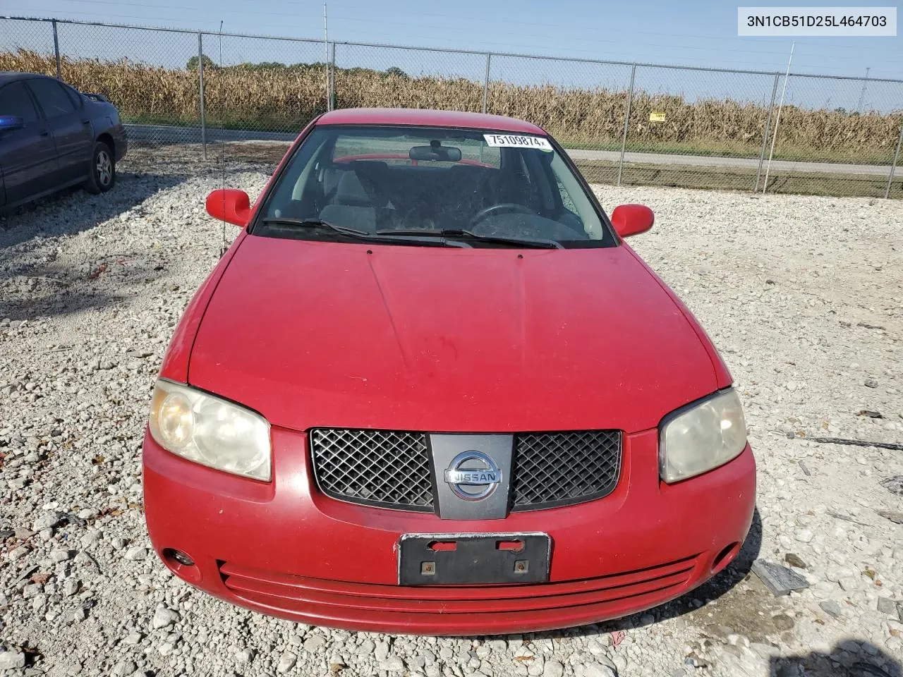 2005 Nissan Sentra 1.8 VIN: 3N1CB51D25L464703 Lot: 75109874