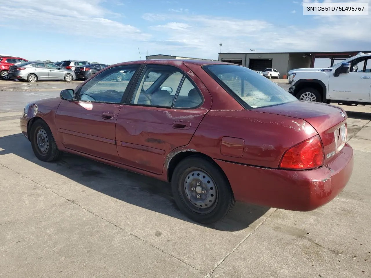 2005 Nissan Sentra 1.8 VIN: 3N1CB51D75L495767 Lot: 77764274