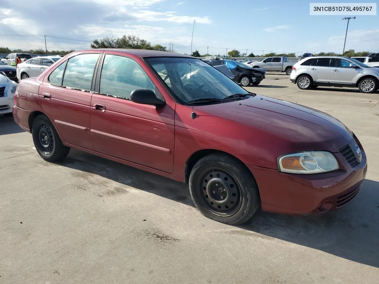 2005 Nissan Sentra 1.8 VIN: 3N1CB51D75L495767 Lot: 77764274