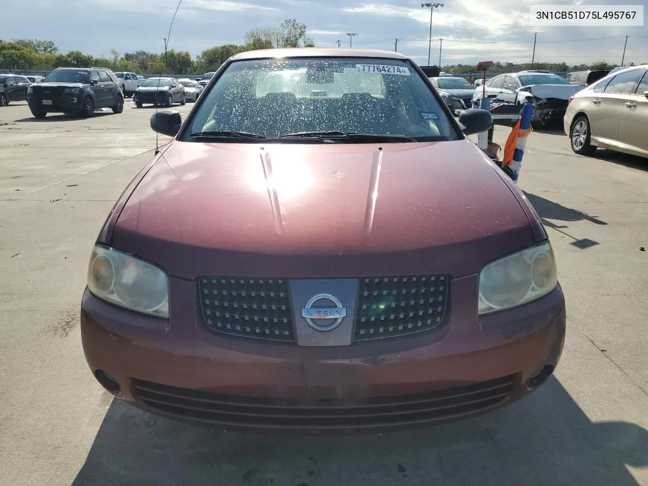 2005 Nissan Sentra 1.8 VIN: 3N1CB51D75L495767 Lot: 77764274