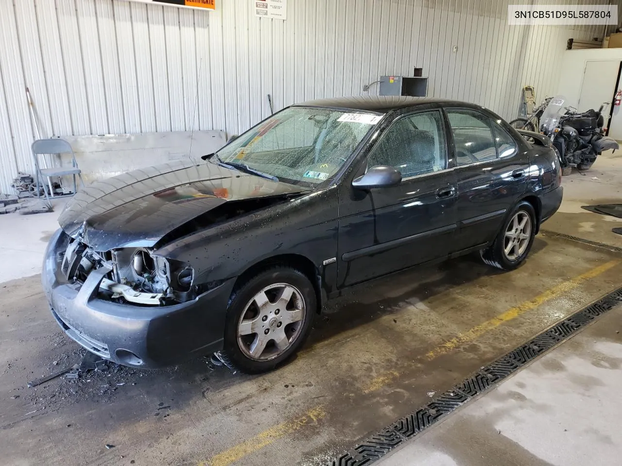 2005 Nissan Sentra 1.8 VIN: 3N1CB51D95L587804 Lot: 77827674