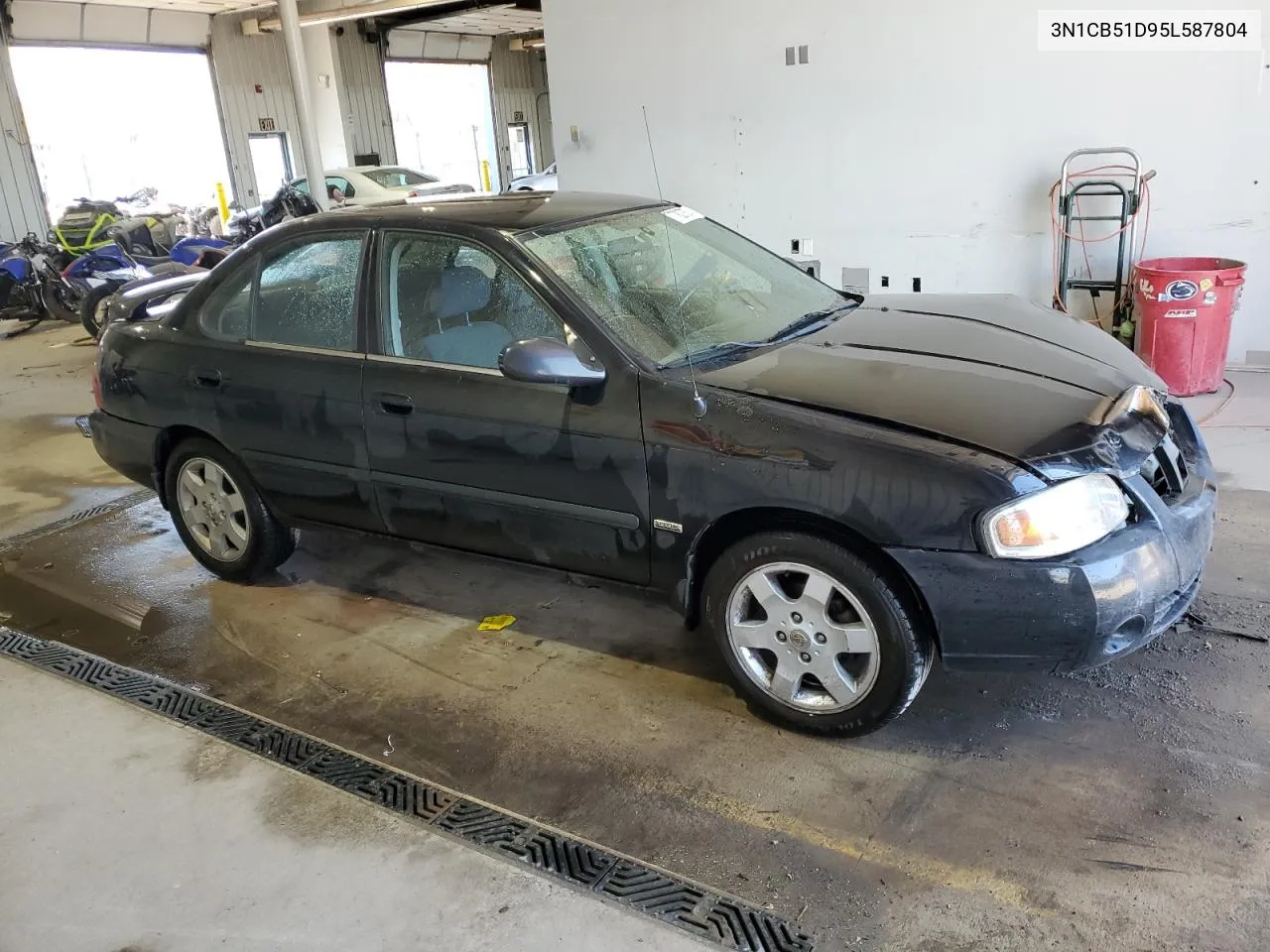 2005 Nissan Sentra 1.8 VIN: 3N1CB51D95L587804 Lot: 77827674