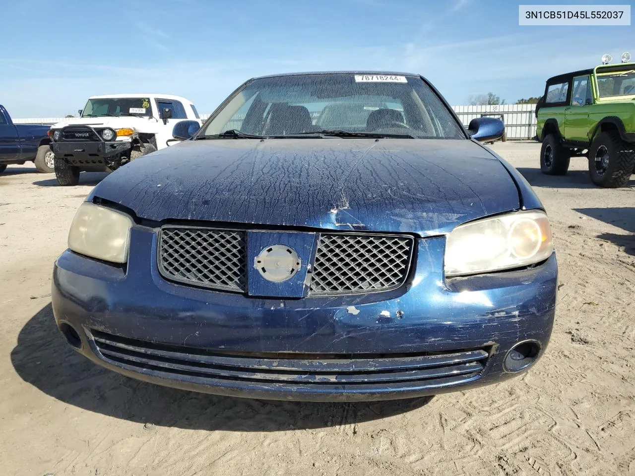 2005 Nissan Sentra 1.8 VIN: 3N1CB51D45L552037 Lot: 78718244