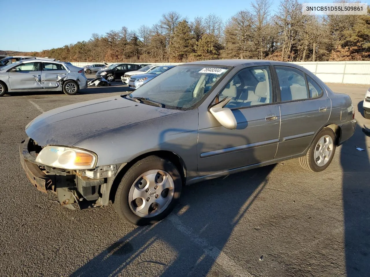 2005 Nissan Sentra 1.8 VIN: 3N1CB51D55L509861 Lot: 78948344