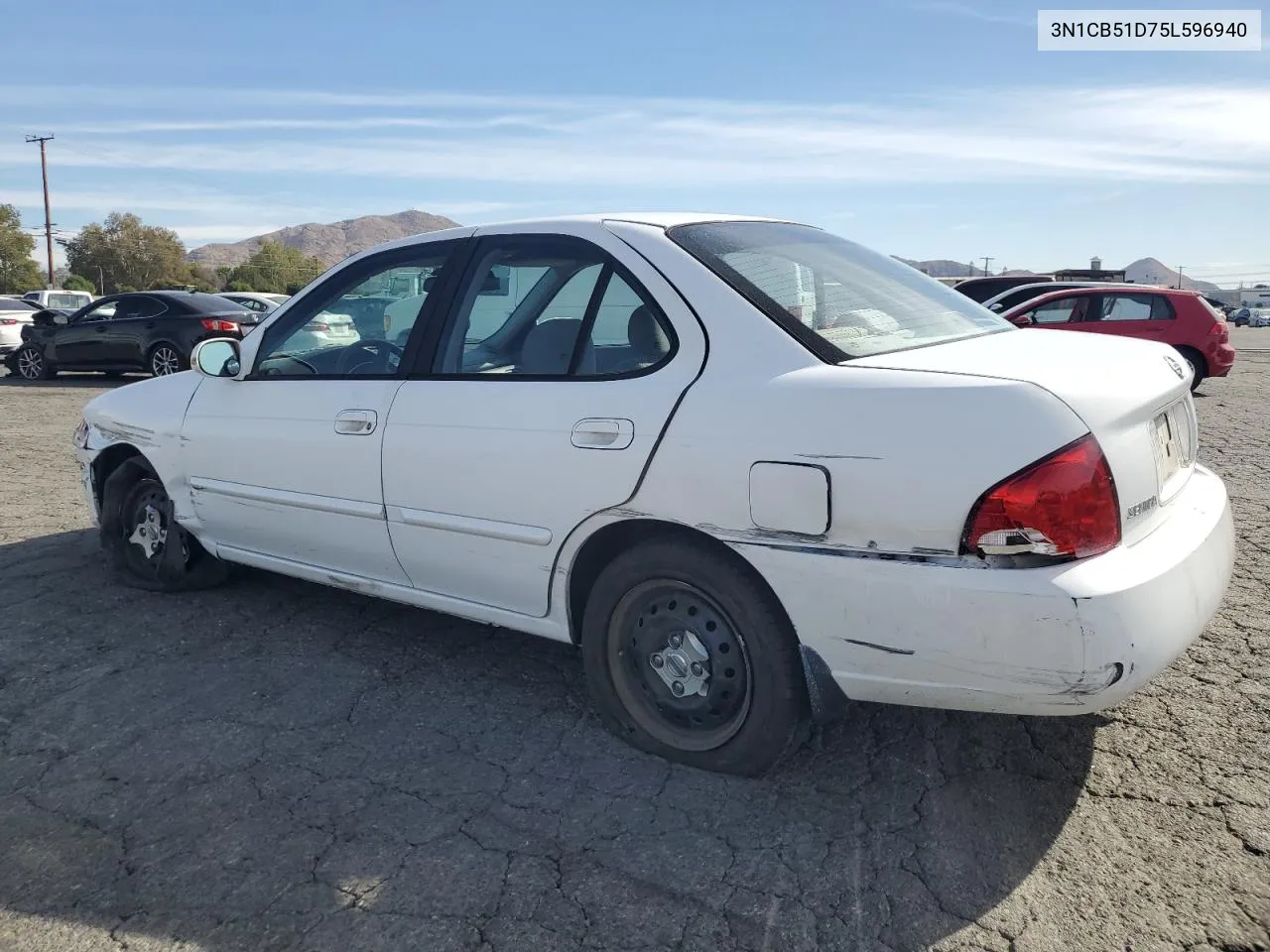 2005 Nissan Sentra 1.8 VIN: 3N1CB51D75L596940 Lot: 79511894