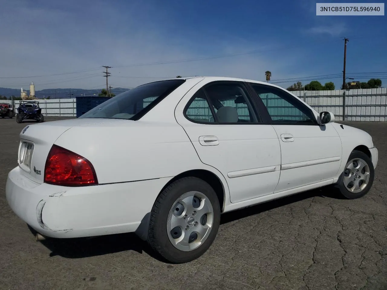 2005 Nissan Sentra 1.8 VIN: 3N1CB51D75L596940 Lot: 79511894