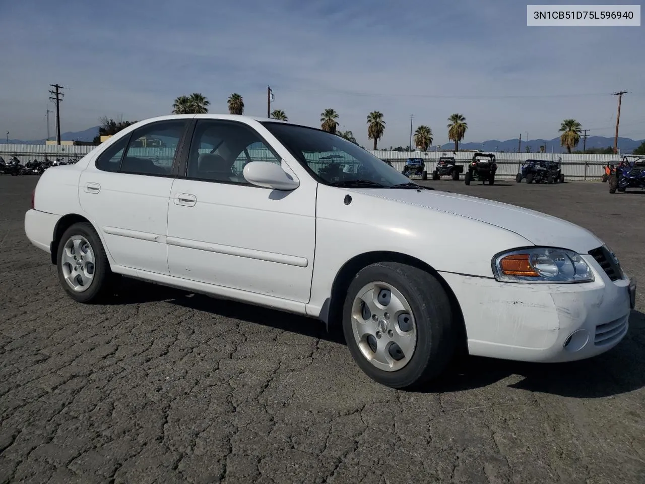 2005 Nissan Sentra 1.8 VIN: 3N1CB51D75L596940 Lot: 79511894