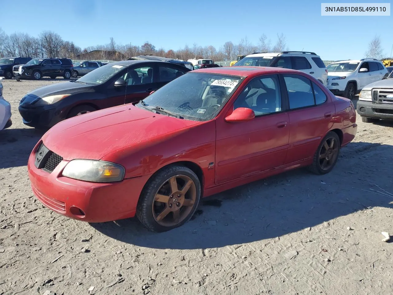 2005 Nissan Sentra Se-R Spec V VIN: 3N1AB51D85L499110 Lot: 79554274