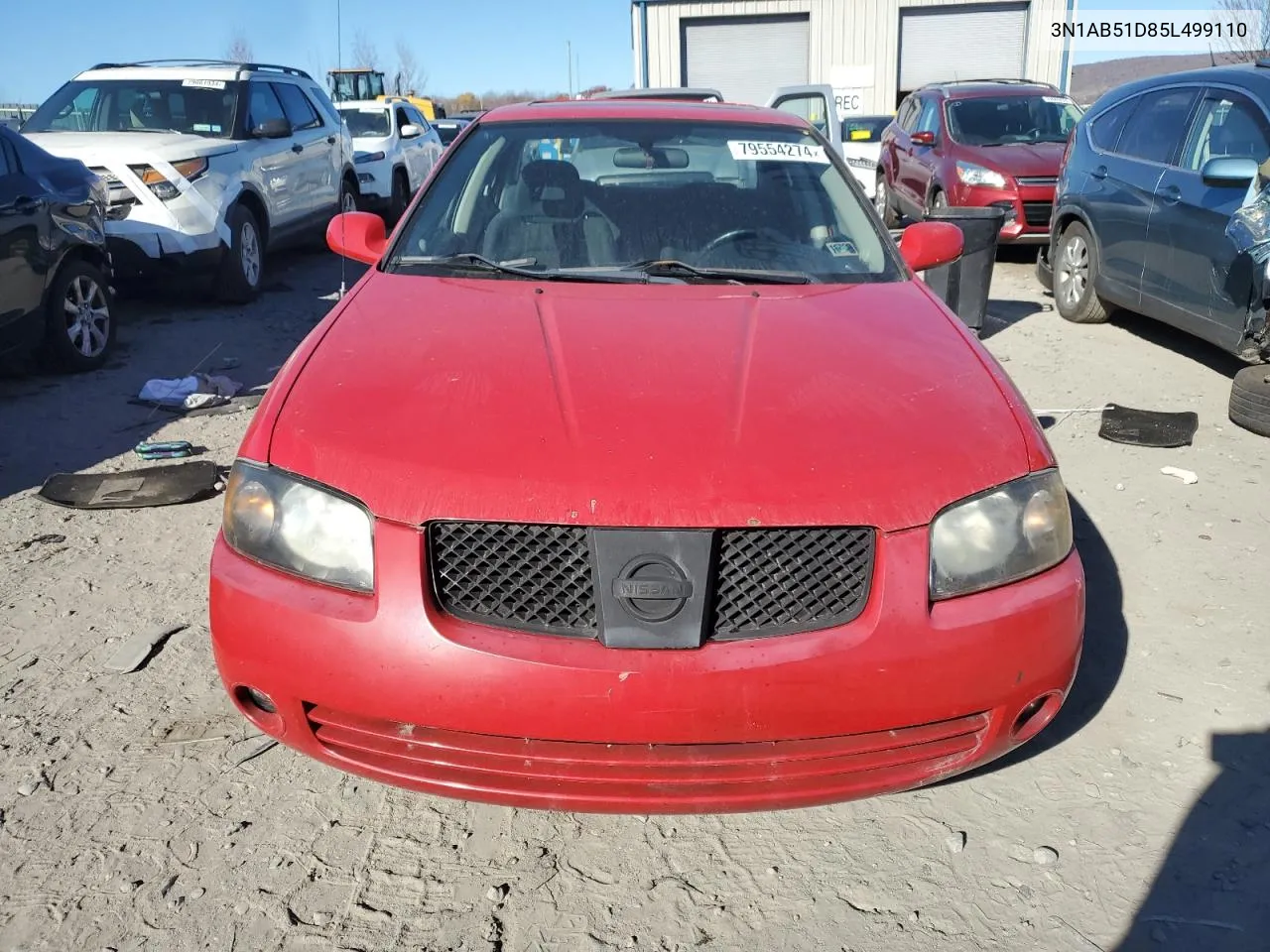 2005 Nissan Sentra Se-R Spec V VIN: 3N1AB51D85L499110 Lot: 79554274