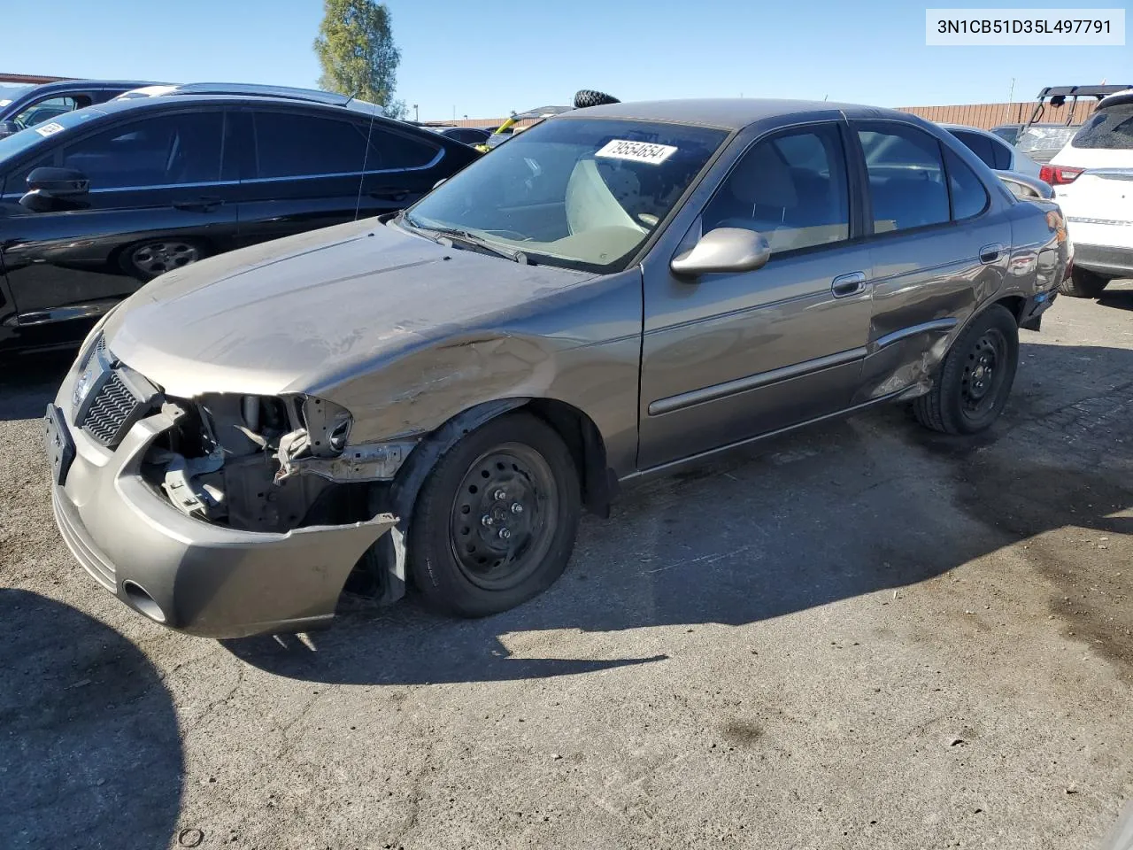 2005 Nissan Sentra 1.8 VIN: 3N1CB51D35L497791 Lot: 79554654