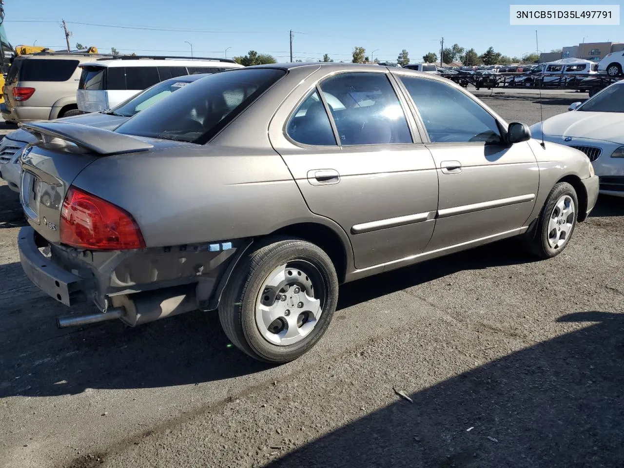 2005 Nissan Sentra 1.8 VIN: 3N1CB51D35L497791 Lot: 79554654