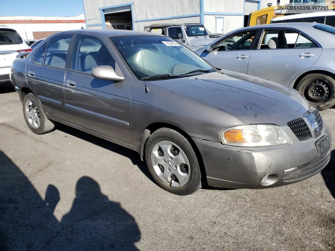 2005 Nissan Sentra 1.8 VIN: 3N1CB51D35L497791 Lot: 79554654