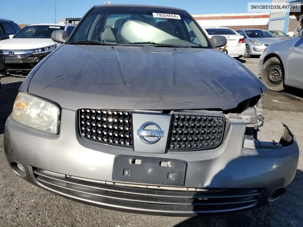 2005 Nissan Sentra 1.8 VIN: 3N1CB51D35L497791 Lot: 79554654