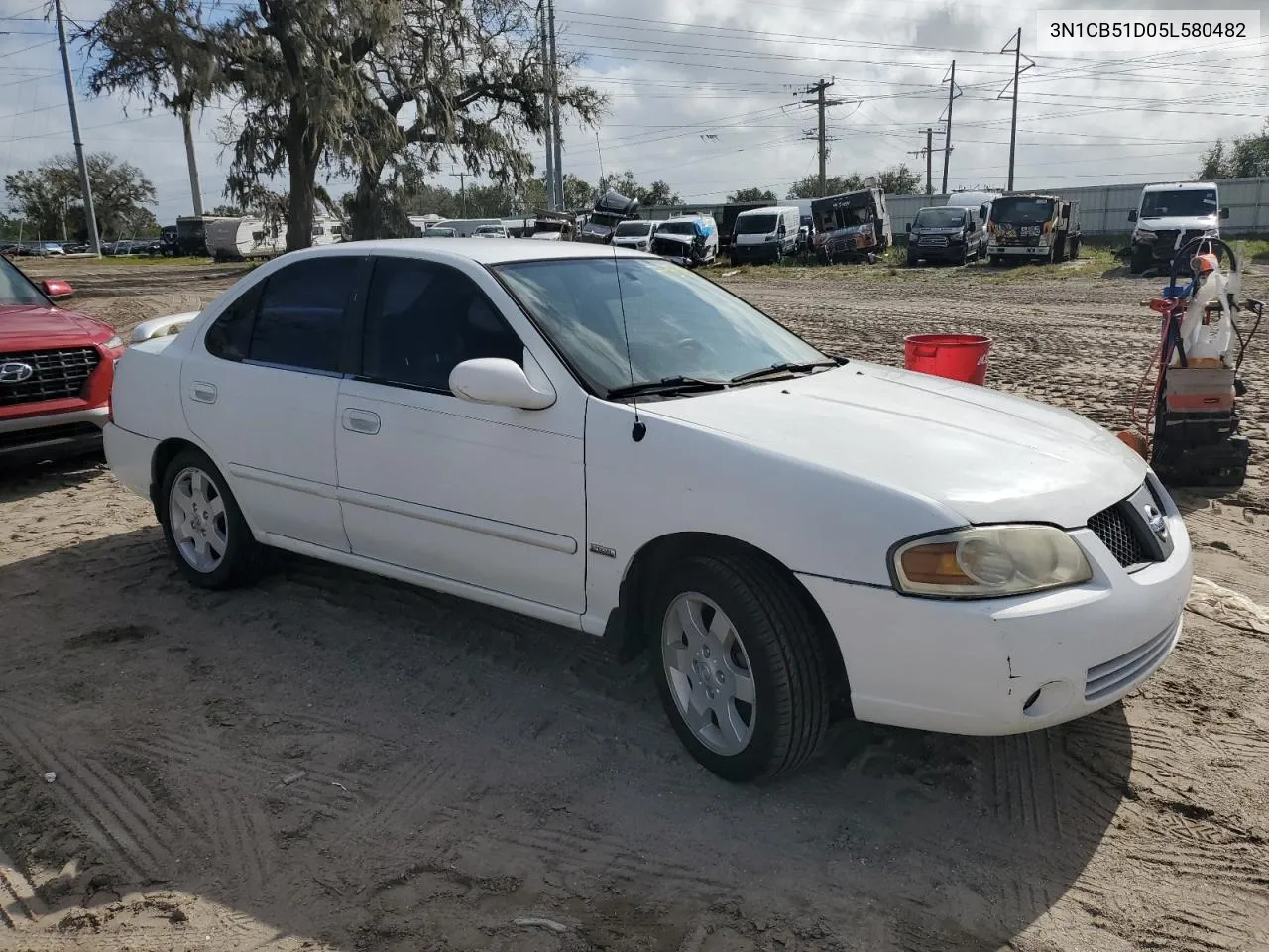 2005 Nissan Sentra 1.8 VIN: 3N1CB51D05L580482 Lot: 79598304