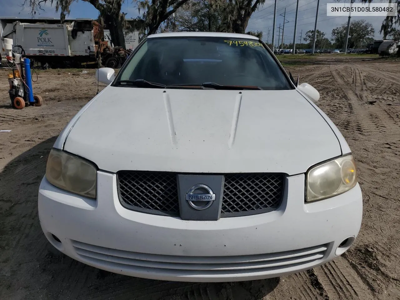 2005 Nissan Sentra 1.8 VIN: 3N1CB51D05L580482 Lot: 79598304