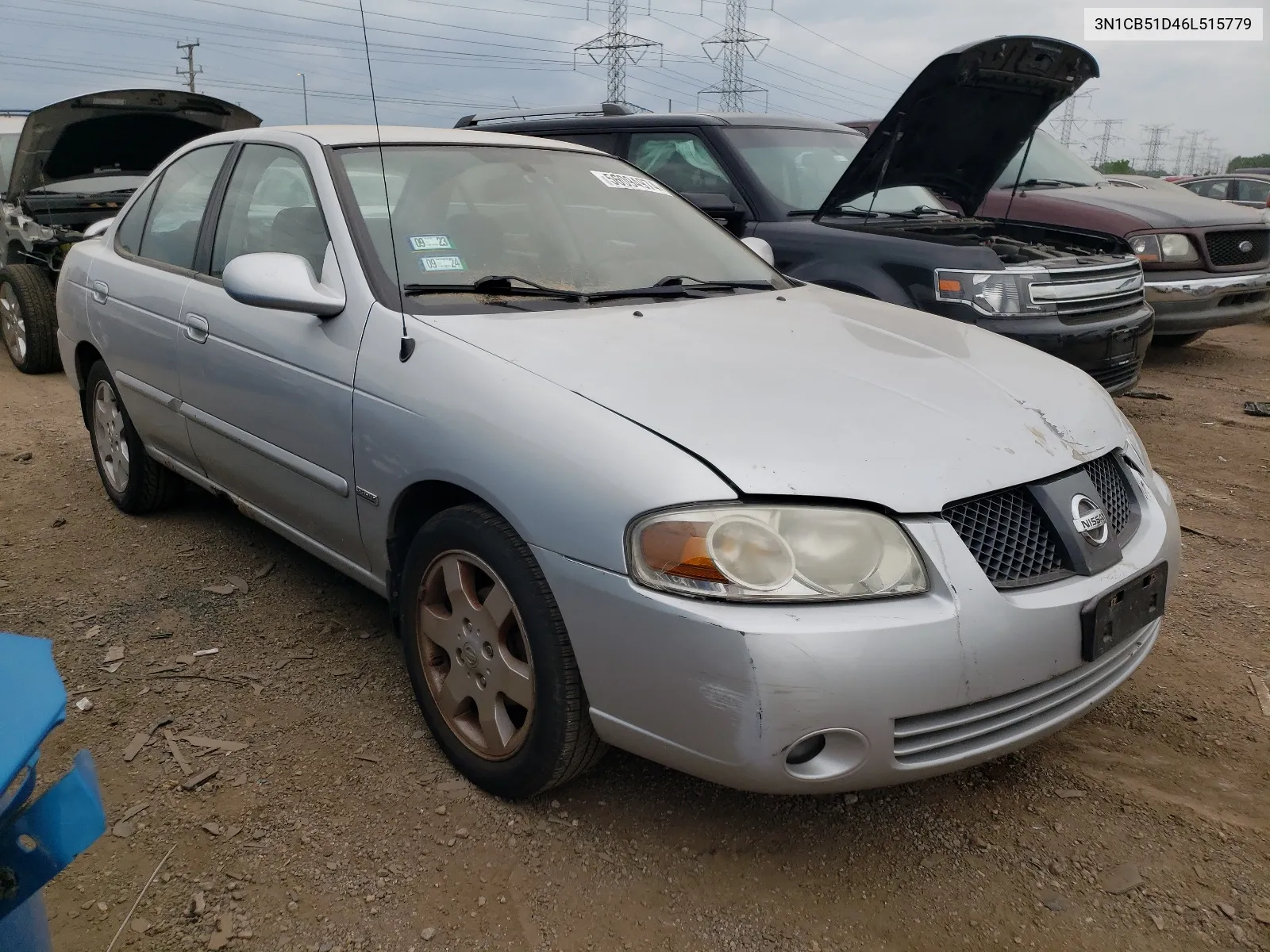 2006 Nissan Sentra 1.8 VIN: 3N1CB51D46L515779 Lot: 56094974