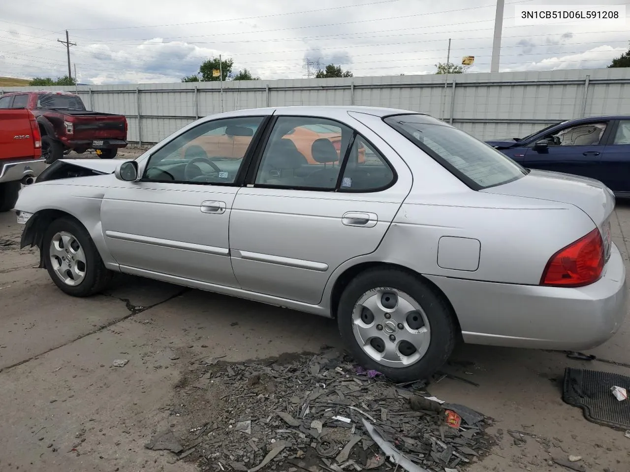 2006 Nissan Sentra 1.8 VIN: 3N1CB51D06L591208 Lot: 68481294