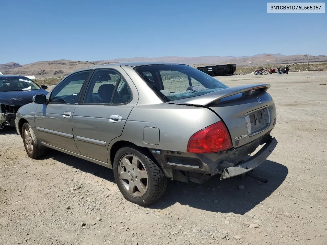 3N1CB51D76L565057 2006 Nissan Sentra 1.8