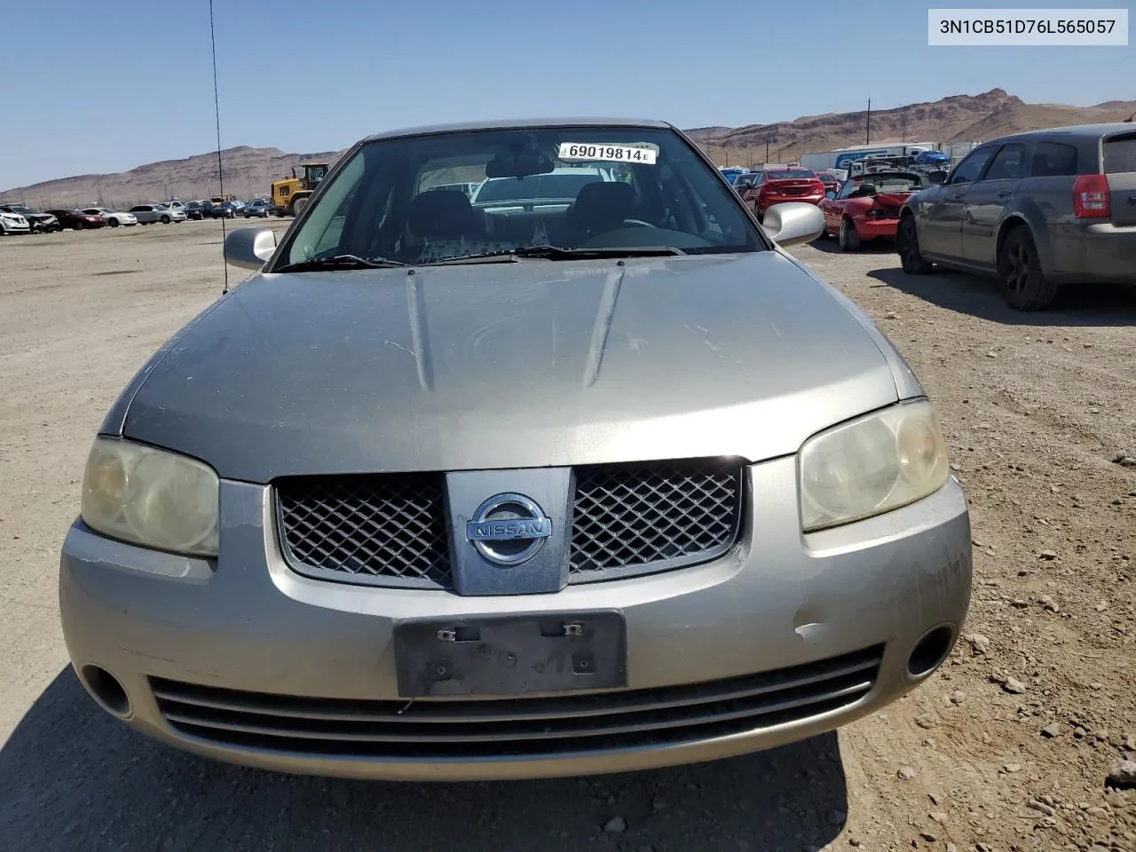 2006 Nissan Sentra 1.8 VIN: 3N1CB51D76L565057 Lot: 69019814