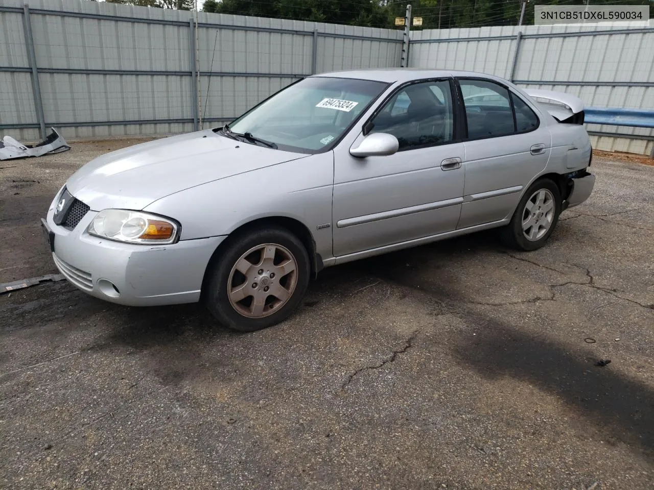 2006 Nissan Sentra 1.8 VIN: 3N1CB51DX6L590034 Lot: 69475324