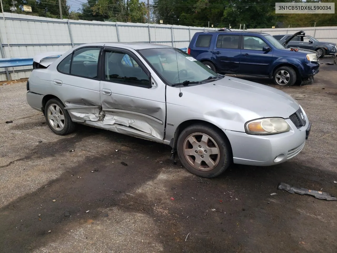 2006 Nissan Sentra 1.8 VIN: 3N1CB51DX6L590034 Lot: 69475324