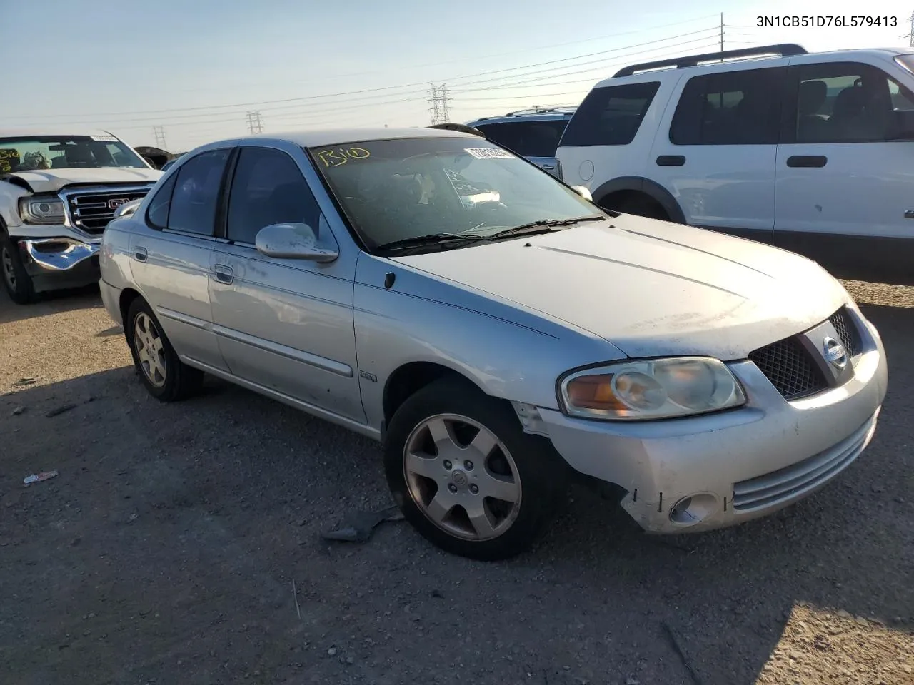 2006 Nissan Sentra 1.8 VIN: 3N1CB51D76L579413 Lot: 70616294