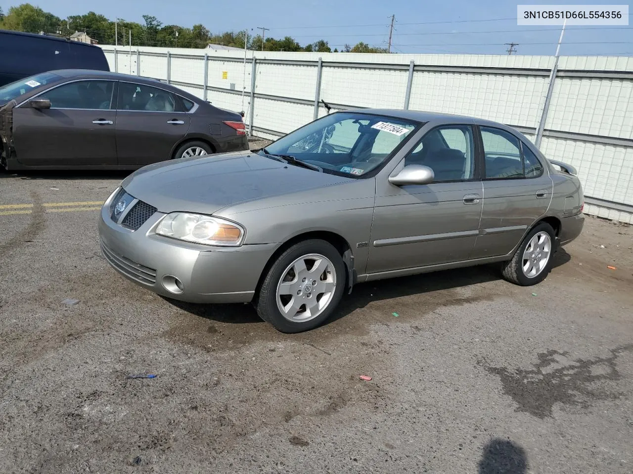 2006 Nissan Sentra 1.8 VIN: 3N1CB51D66L554356 Lot: 71377504