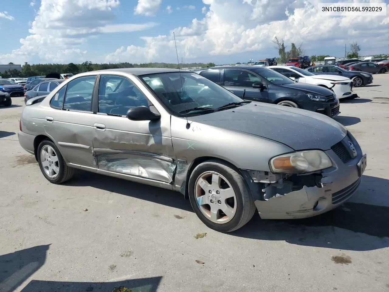 2006 Nissan Sentra 1.8 VIN: 3N1CB51D56L592029 Lot: 71772924