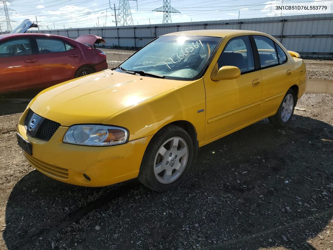 3N1CB51D76L553779 2006 Nissan Sentra 1.8