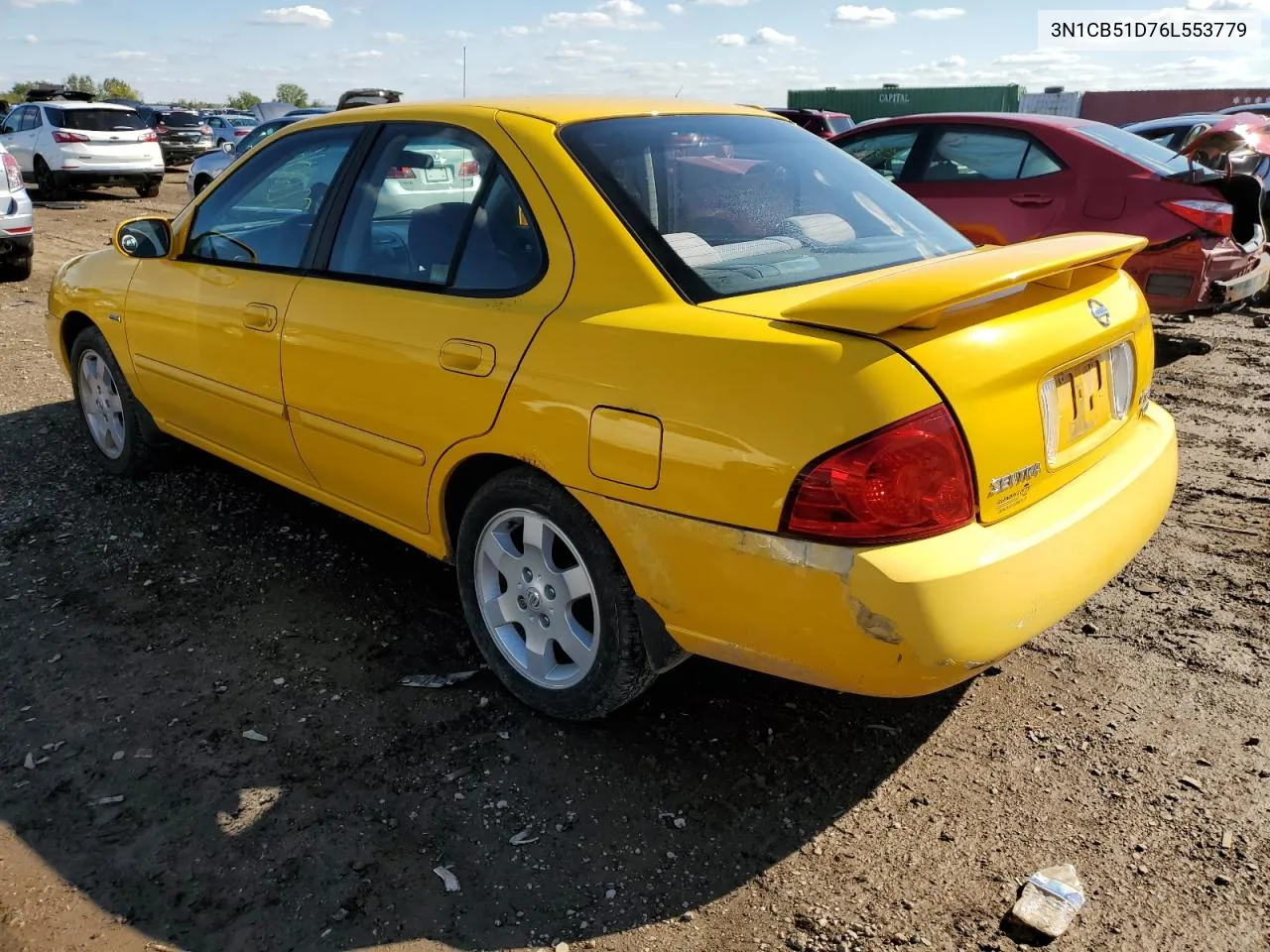 2006 Nissan Sentra 1.8 VIN: 3N1CB51D76L553779 Lot: 72660164